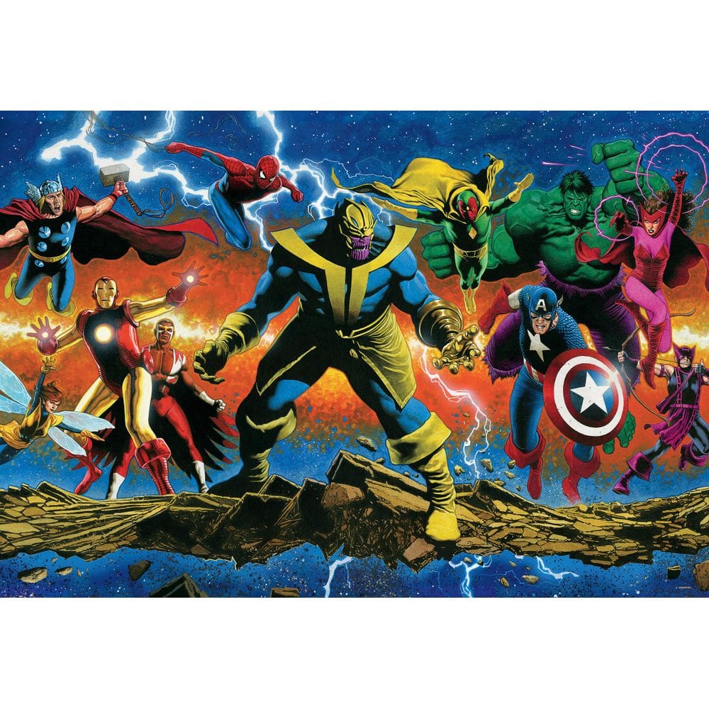 Quebra-cabeça Buffalo Games Marvel Thanos Legacy 2000 peças