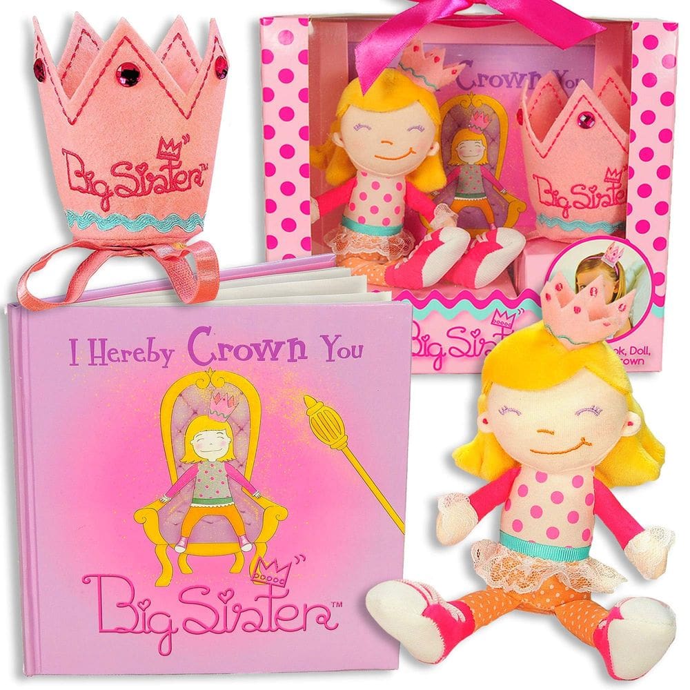 Conjunto de presentes Tickle & Main I Hereby Crown You Big Sister