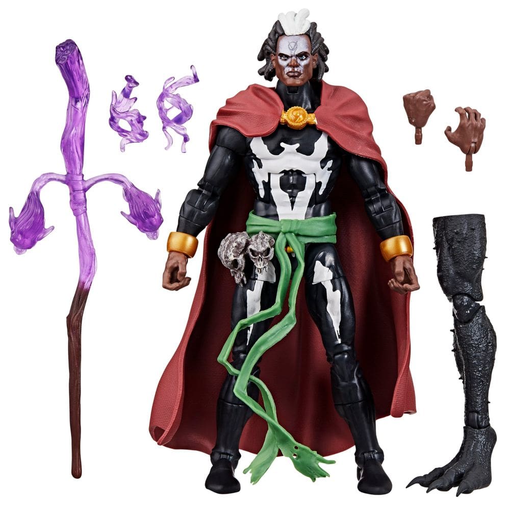 Boneco de ação Marvel Legends Series Brother Voodoo 15cm