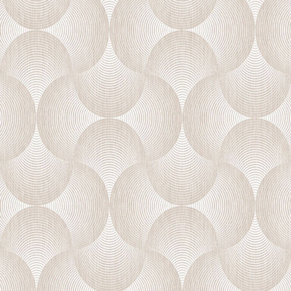 Papel De Parede Multiuso 10mx0,52m Vinilizado Ondas Bege