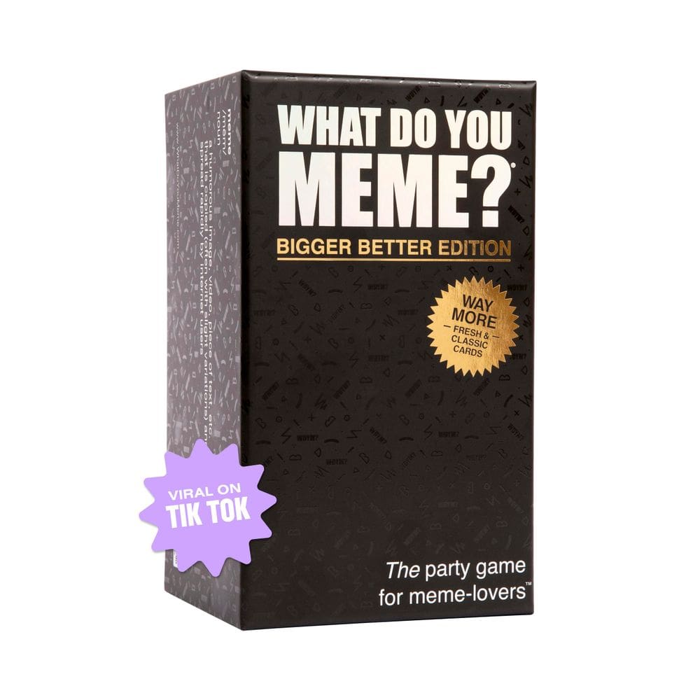 Jogo de cartas O QUE VOCÊ MEME? Bigger Better Edition para adultos