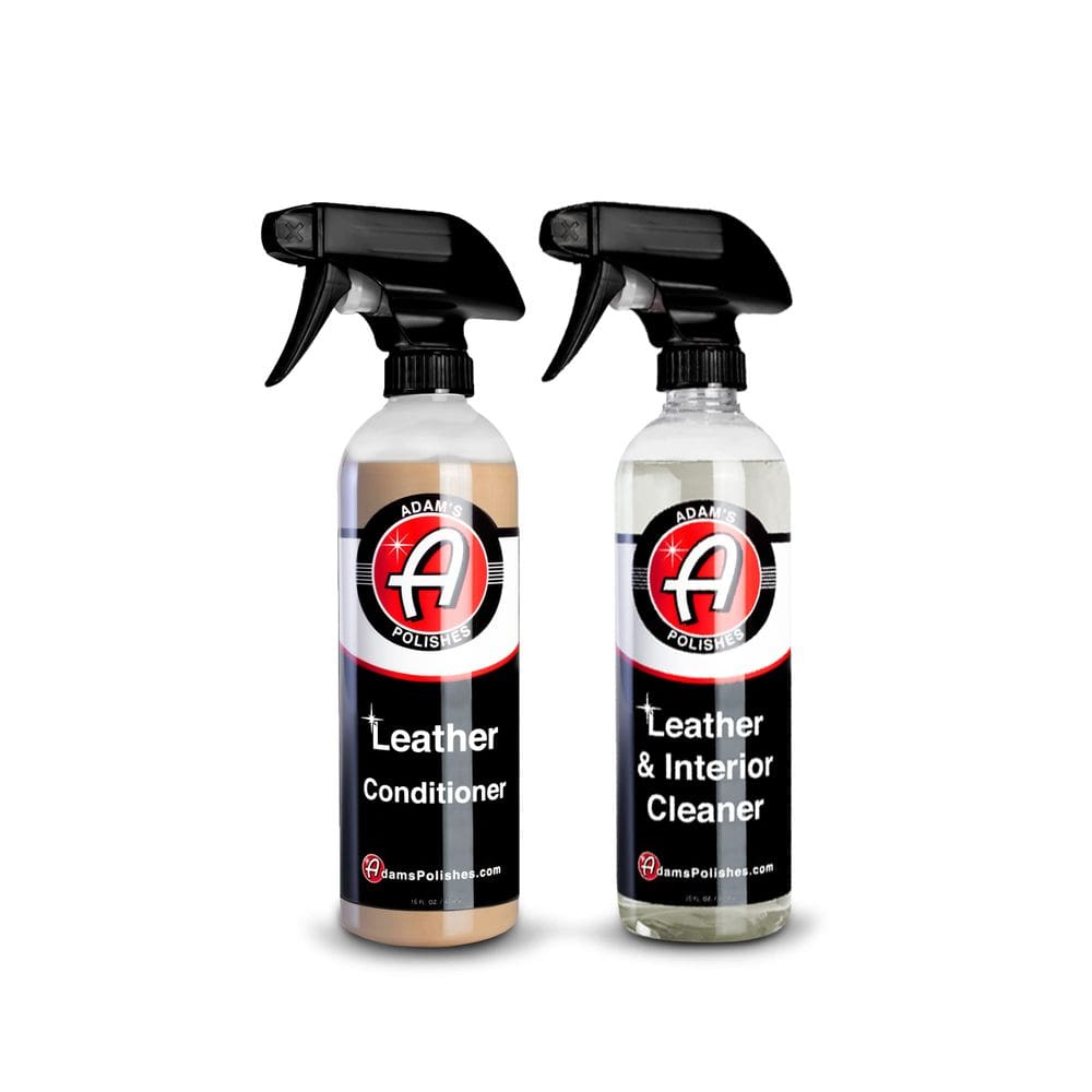 Kit de tratamento de couro Adam`s Polishes Limpador e condicionador de couro