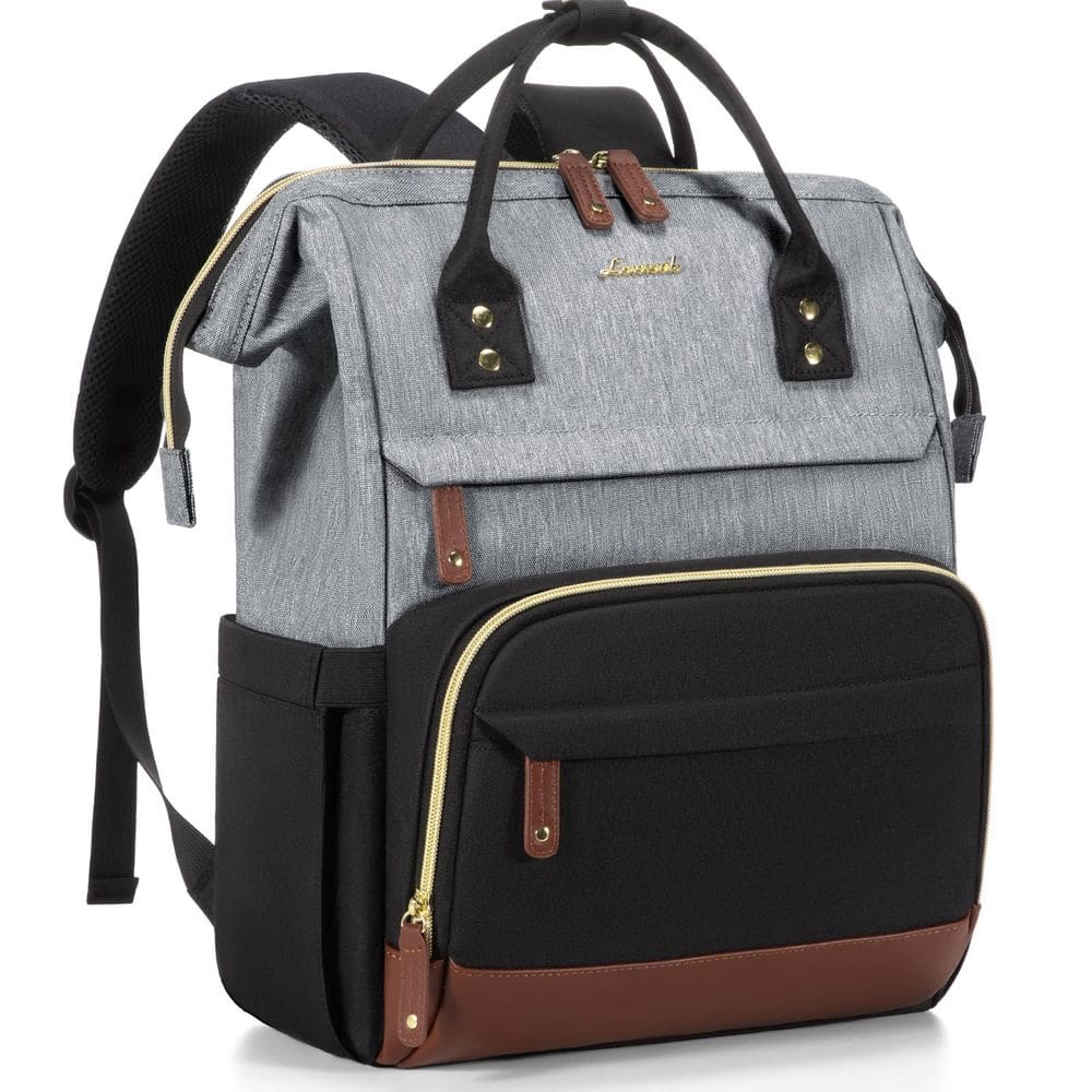 Mochila para laptop LOVEVOOK para mulheres 45 cm à prova d`água de 18 polegadas