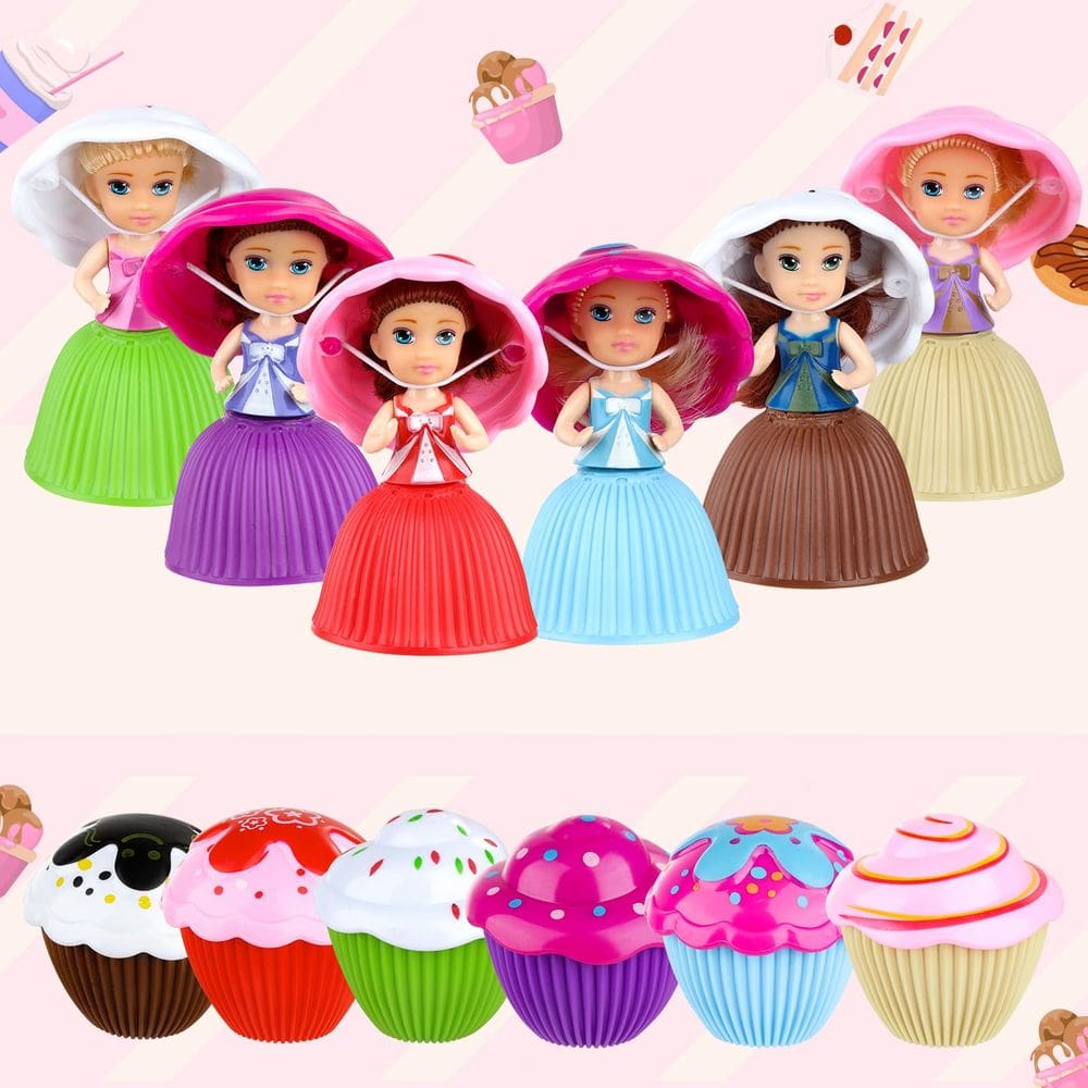 Cake Doll Toy Christoy Mini Beautiful 12 unidades para crianças e meninas