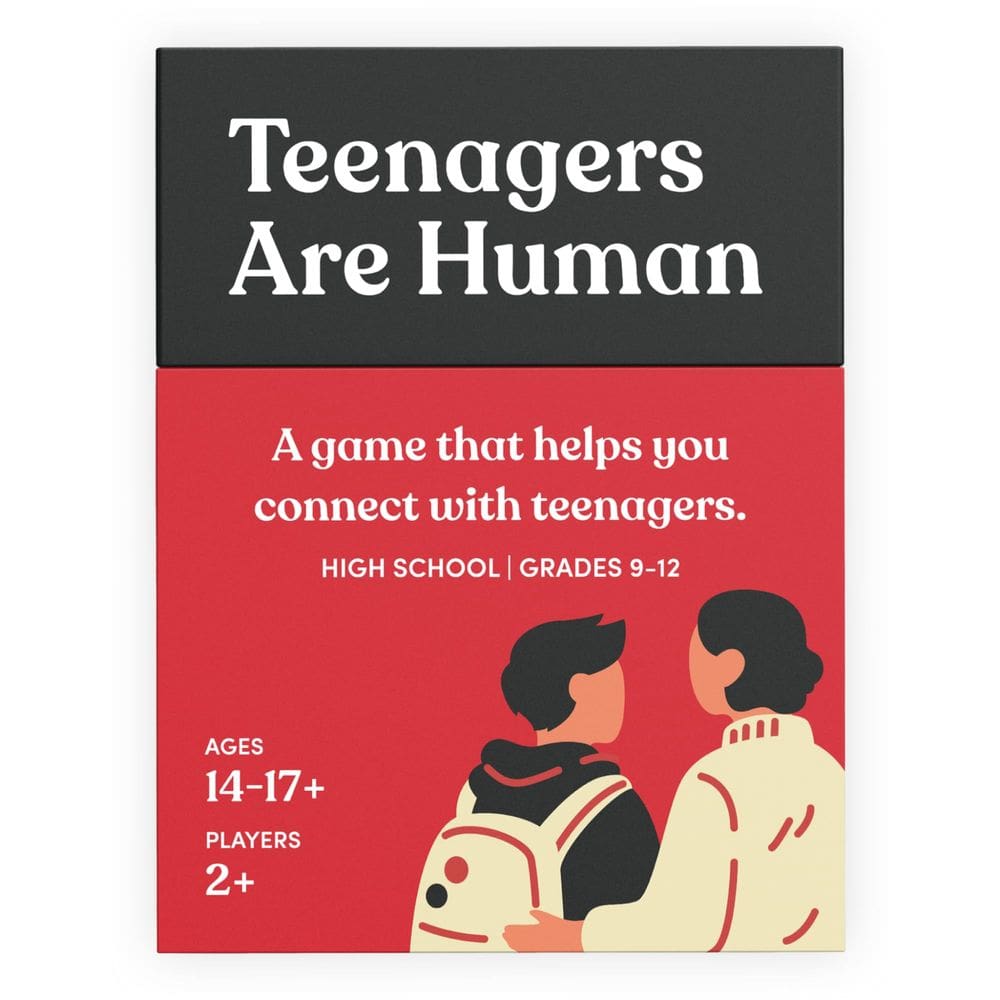 Jogo de cartas de conversação Os pais são adolescentes humanos com mais de 14 anos