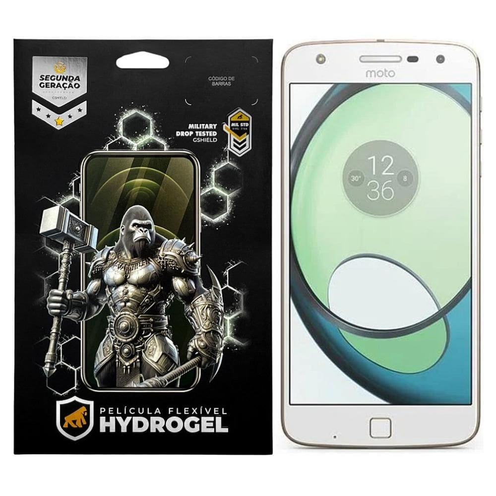 Película para Motorola Moto Z Play - Hydrogel Gamer Fosca - Gshield