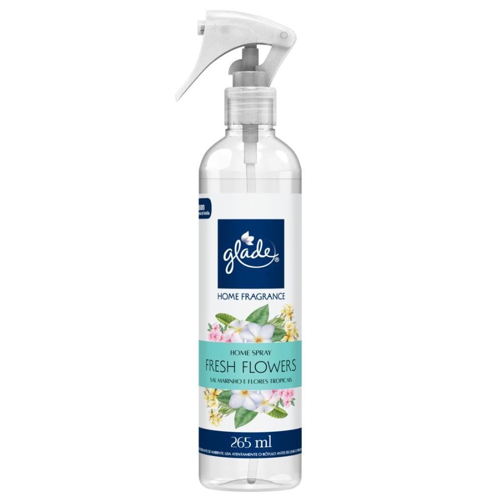 Odorizador Ambiente Fresh Flowers Glade Home Fragrance Frasco 265ml