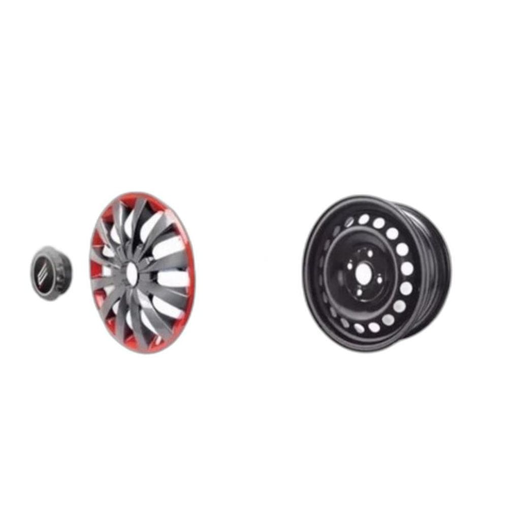 Jogo 4 Calota Elitte Lc313 Triton Aro 13 Fosc Black