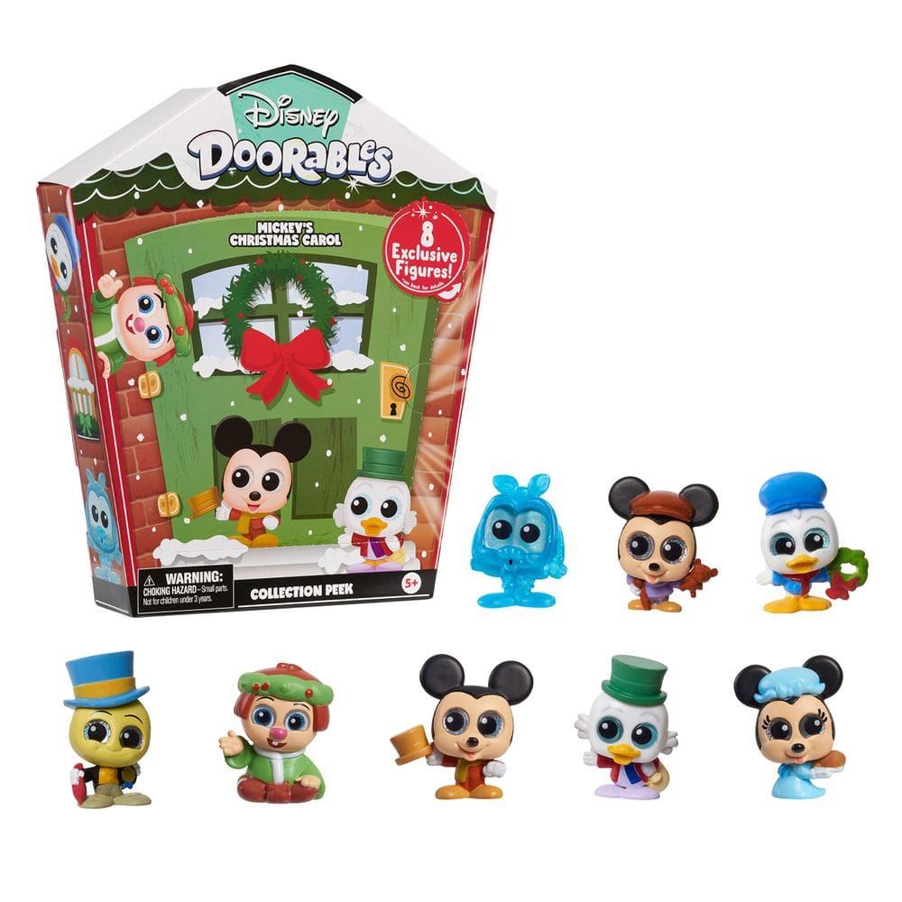 Pacote de colecionador Toy Disney Doorables Mickey`s Christmas Carol