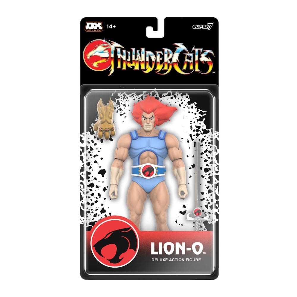 Boneco de ação Super7 Thundercats Deluxe Lion-O 7” Wave 01
