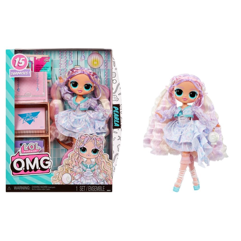 Boneca de moda L.O.L. Surprise! OMG Pearla com 15 surpresas 4+