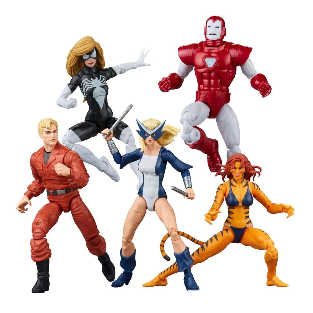 Bonecos de ação Marvel Legends The West Coast Avengers x5