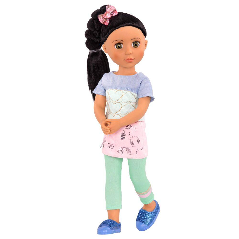 Boneca moderna Glitter Girls Soo Ji 35 cm com roupas e sapatos