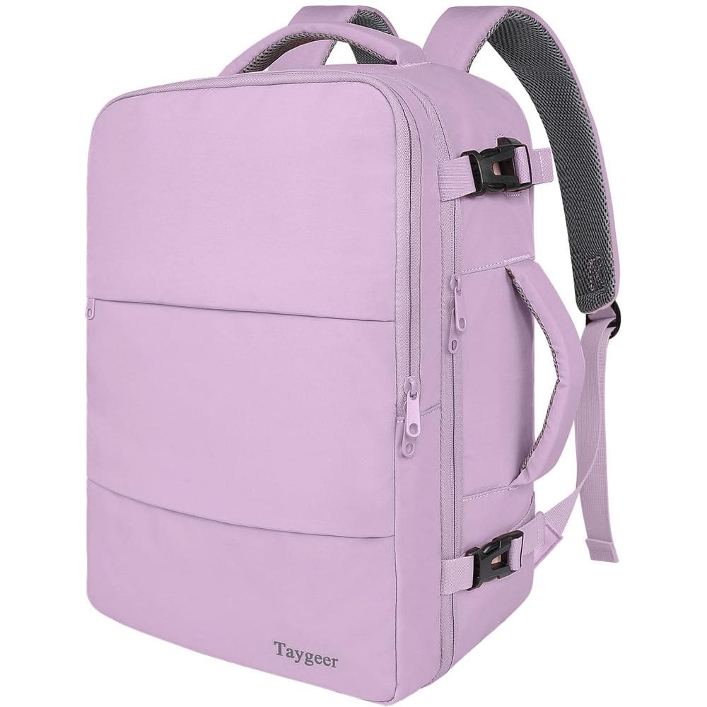 Mochila Taygeer Large Orchid Purple para mulheres com laptop de 15,6 polegadas