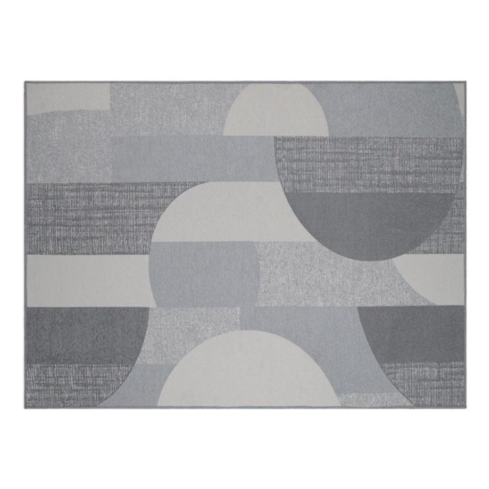Tapete Sala 200X250Cm Funcional Curven 52 Grafite Sem Pelo