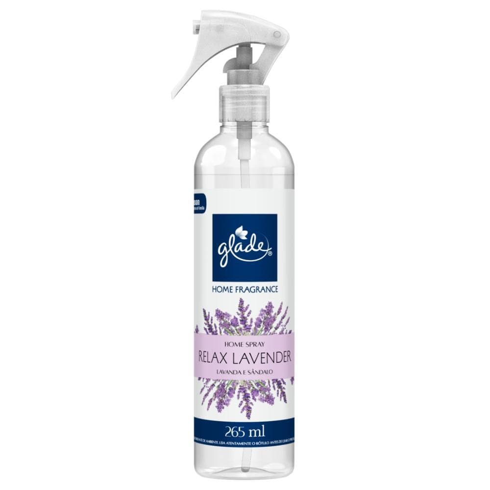 Odorizador Ambiente Relax Lavender Glade Home Fragrance Frasco 265ml