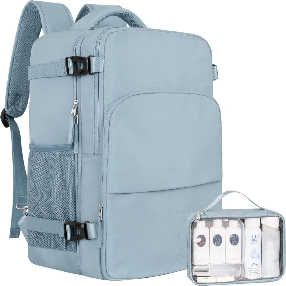 Mochila de viagem Sinaliy para mulheres impermeável para laptop de 16 polegadas