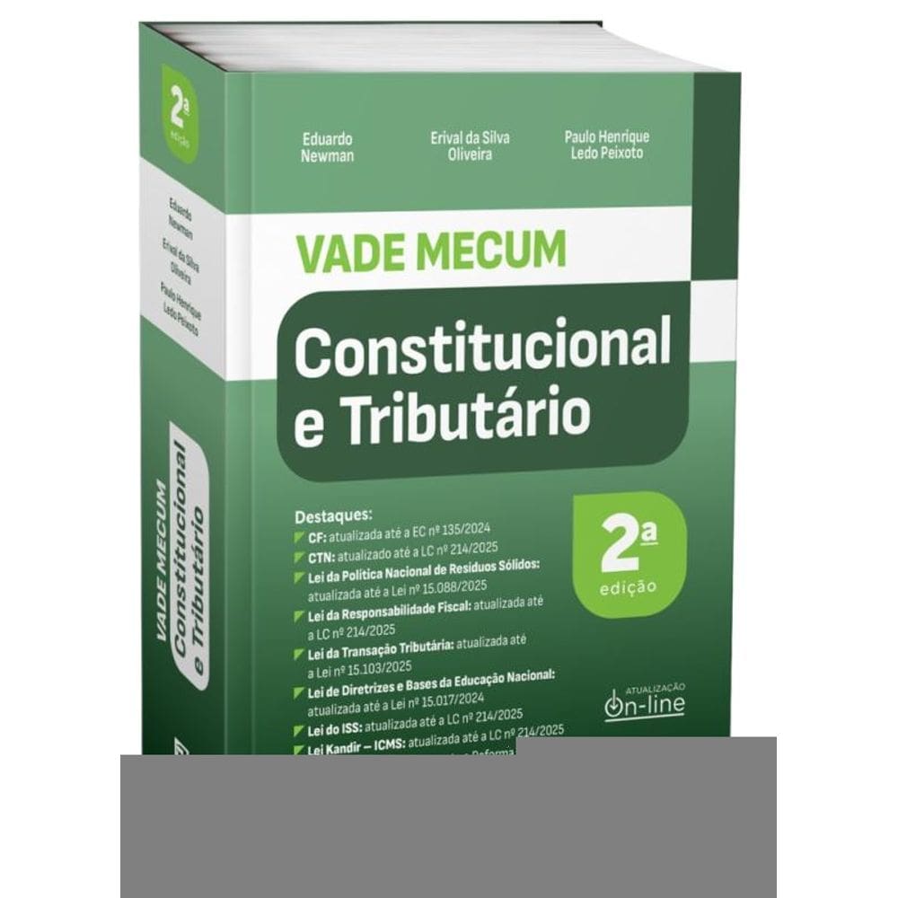 Vade Mecum Constitucional e Tributário 43º exame da ordem 2025 2ª Edição