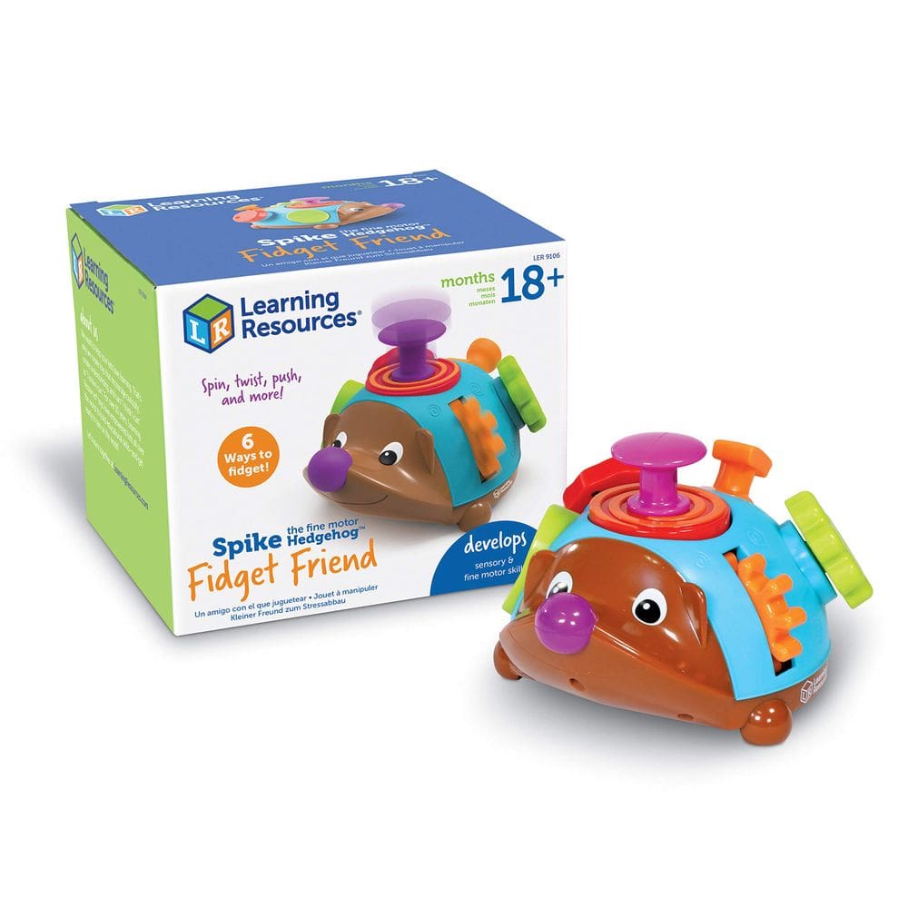 Recursos de aprendizagem de brinquedos Spike the Fine Motor Hedgehog com mais de 18 meses