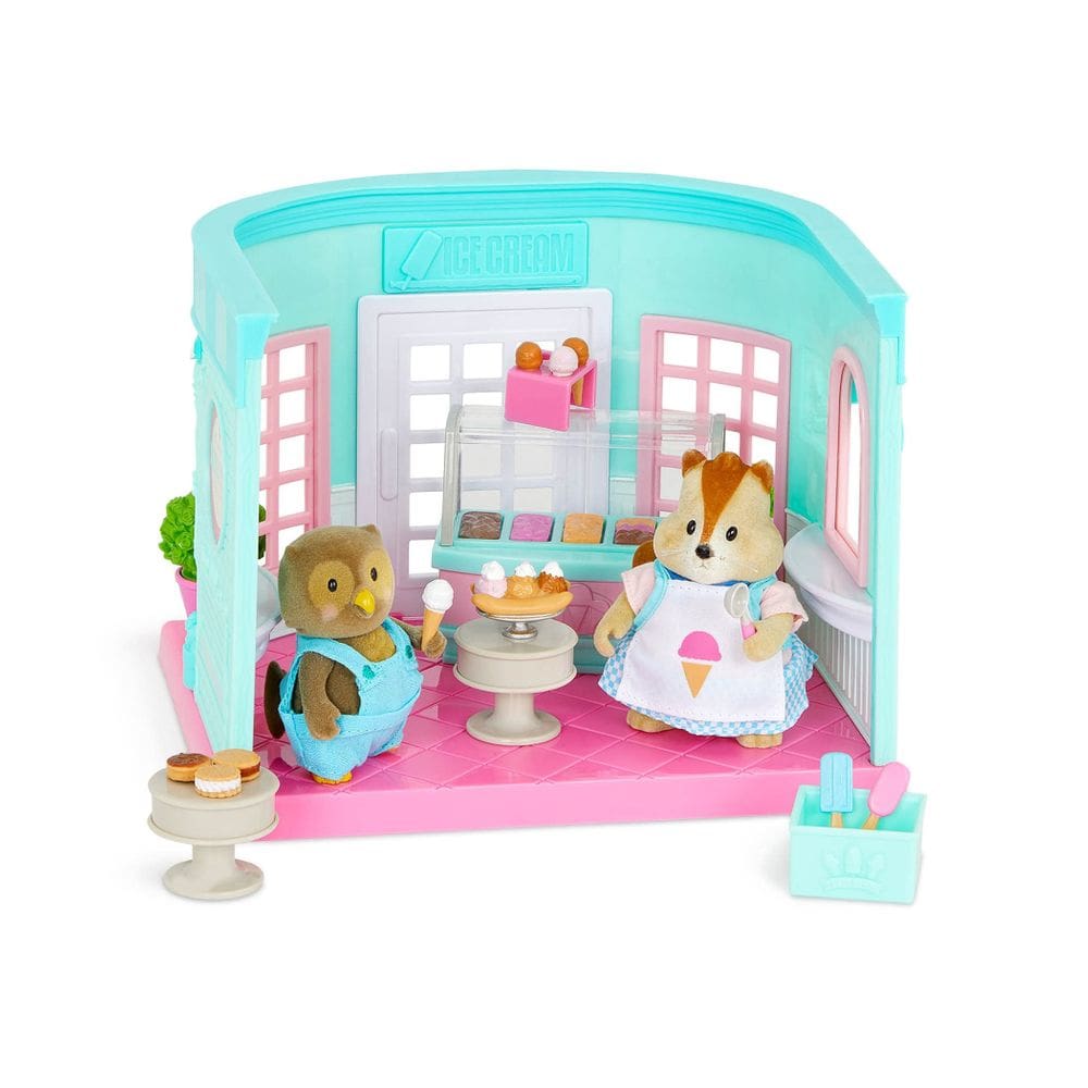 Conjunto de brinquedos Dollhouse Li`l Woodzeez Scoops & Sprinkles 21 unidades (3 ou mais)