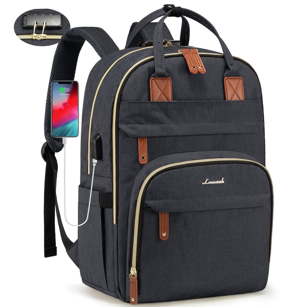 Mochila para laptop LOVEVOOK unissex de viagem anti-roubo de 15,6 polegadas
