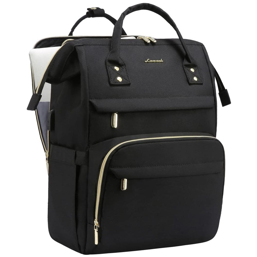 Mochila para laptop LOVEVOOK 17,3” resistente à água para mulheres negras