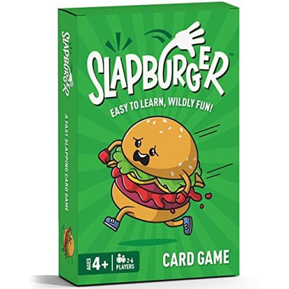 Jogo de cartas Slapburger Fun Family Games para crianças de 4 anos ou mais