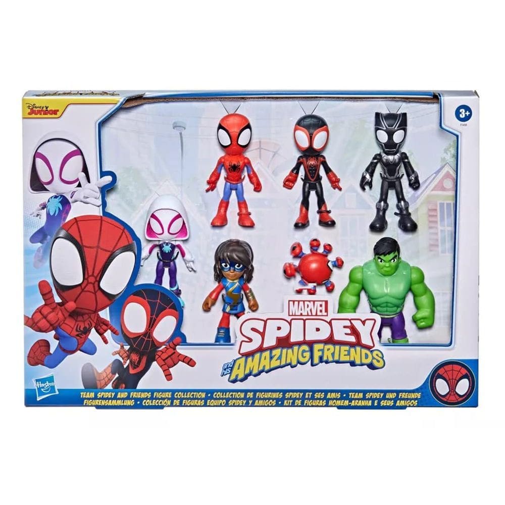 Figuras de ação Marvel Spidey e seus incríveis amigos 7 figuras