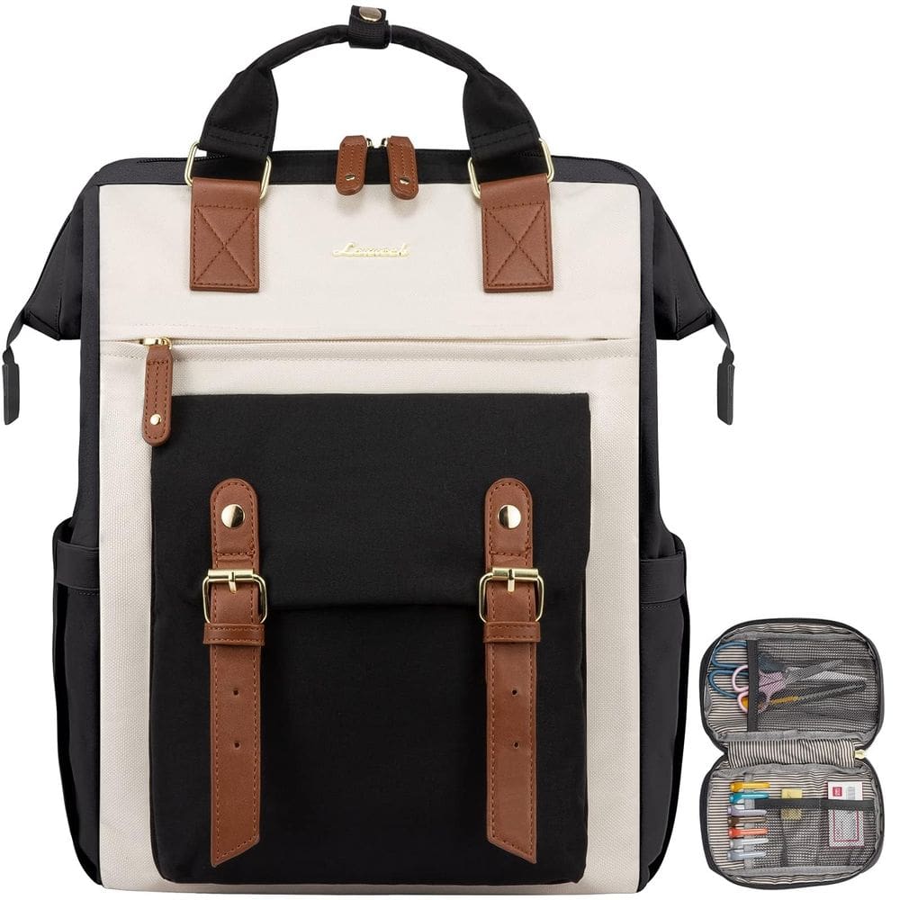 Mochila para laptop LOVEVOOK Teacher Nurse Travel 15,6” preta