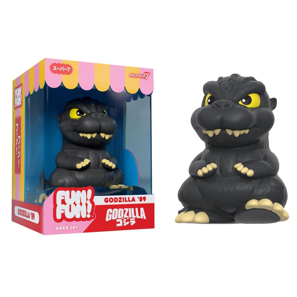 Boneco de vinil Super7 Fun! Diversão! Toho Godzilla `89 12,7 cm