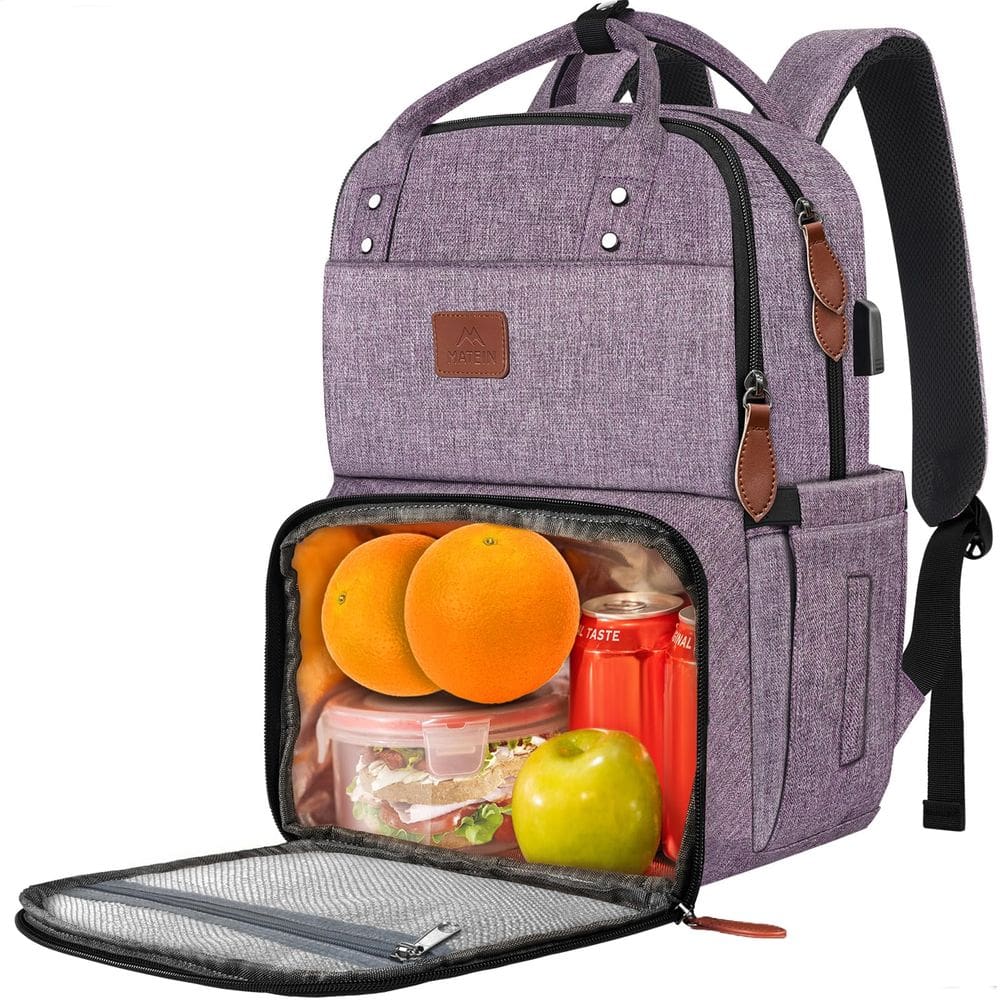 Mochila para laptop MATEIN com lancheira de 15,6” resistente à água