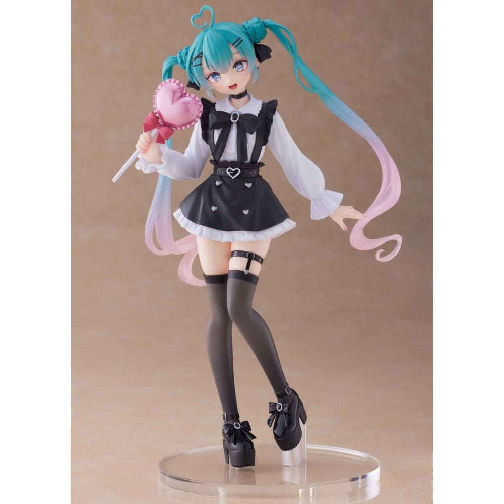 Figura de moda Taito Hatsune Miku Subculture com suporte de base