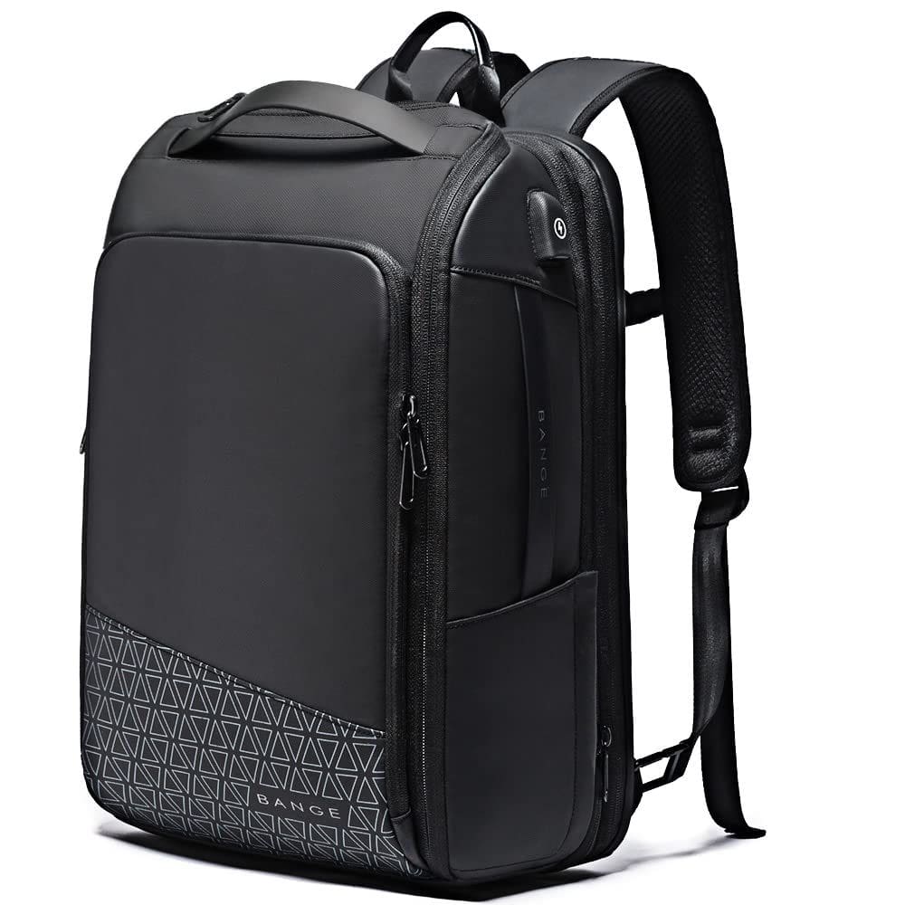 Mochila de viagem BANGE 45L expansível para laptop de 17,3 polegadas