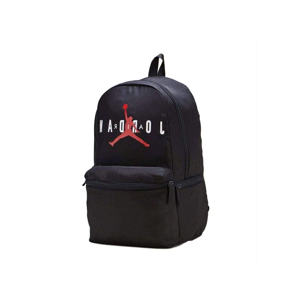 Mochila Jordan Black Polyester com capa de laptop de 15"