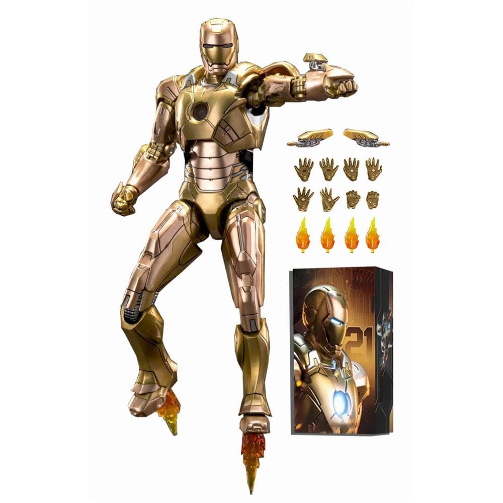 Boneco de ação BANOBI Ironman Mark21 18 cm com acessórios