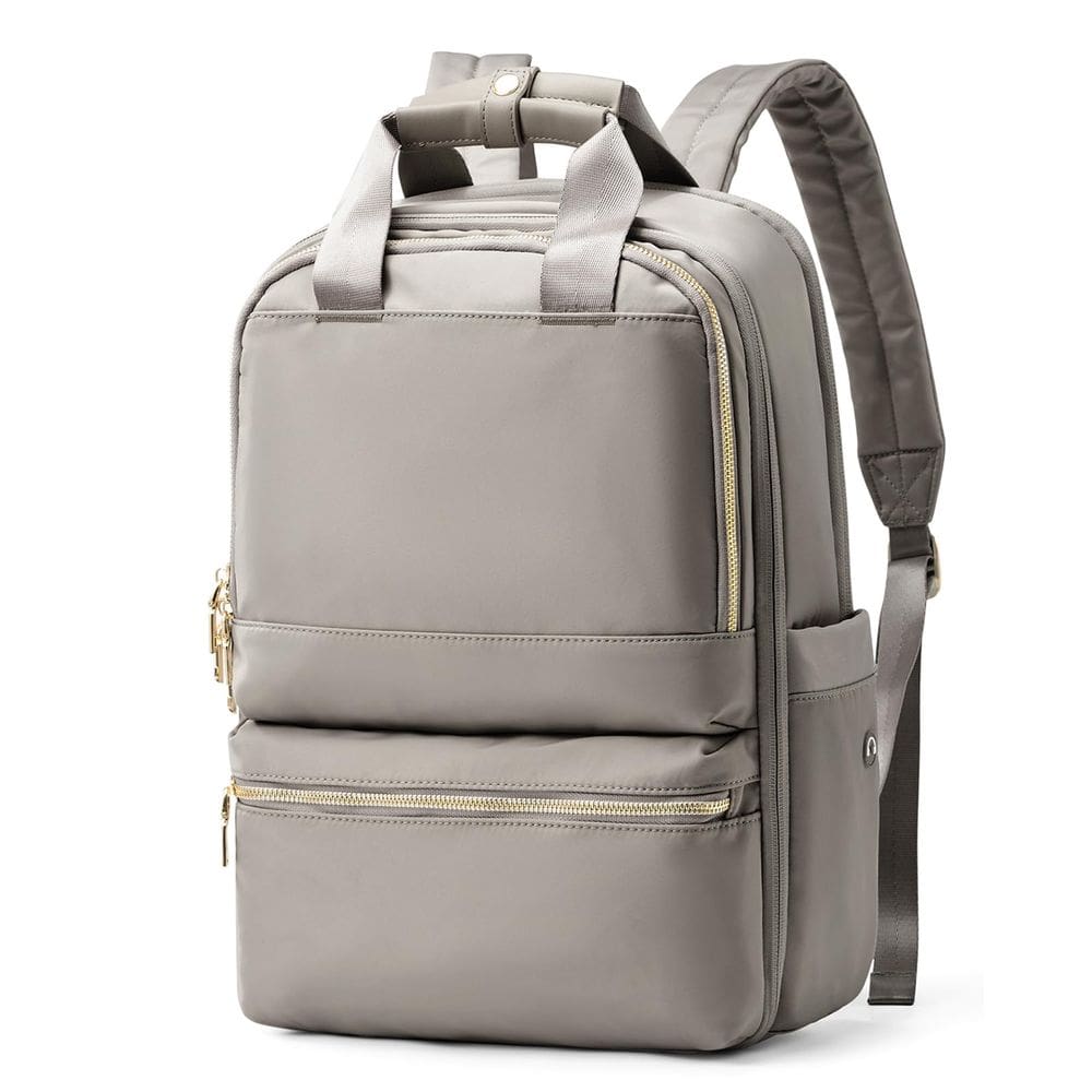 Mochila de viagem Suratio Small para mulheres e homens 40x31x14cm cáqui
