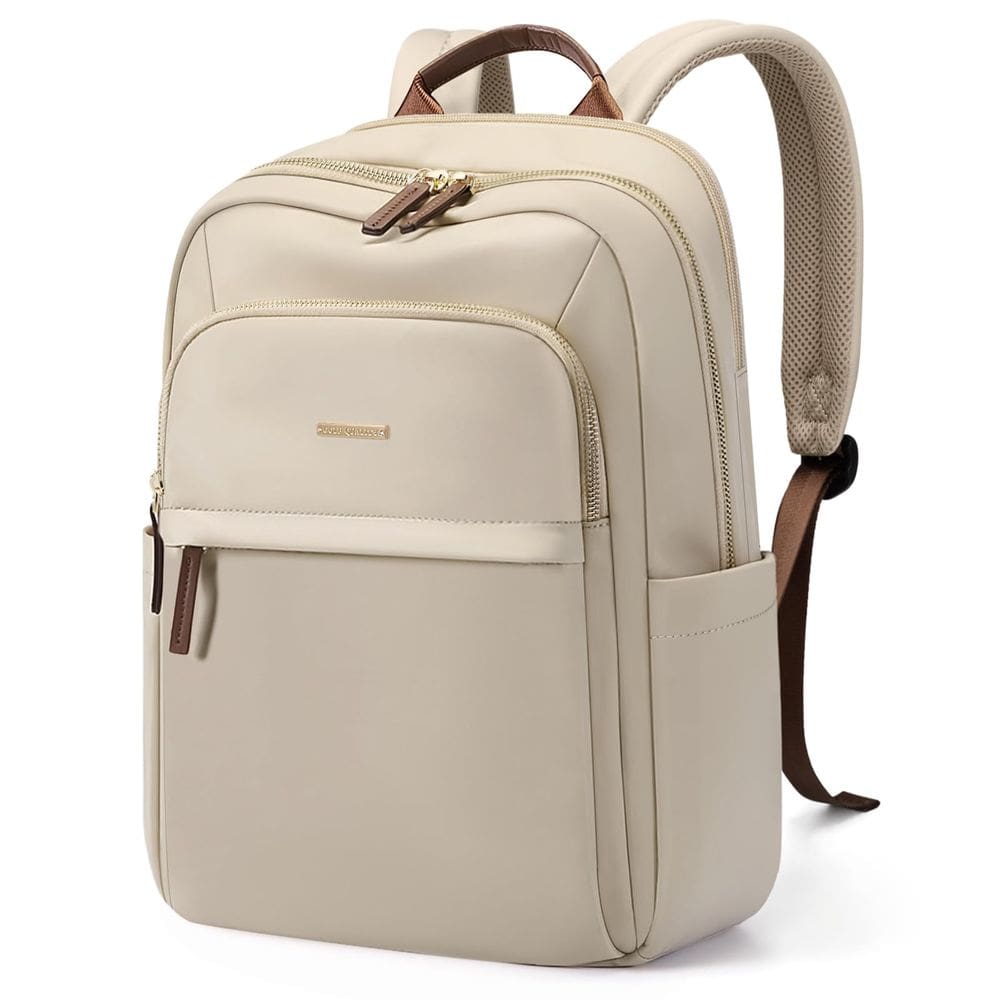 Mochila para laptop GOLF QUALITY de 16 polegadas para mulheres Apricot