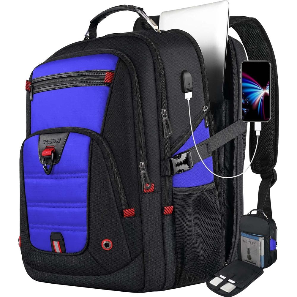 Mochila Z-MGKISS Extra Large 52L com porta USB para laptop de 17,3”