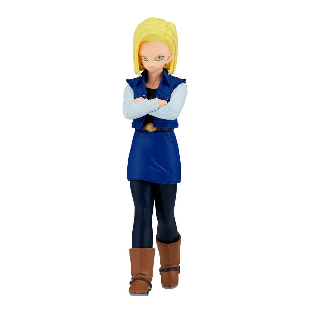 Figura Banpresto Dragon Ball Z Android 18 Solid Edge funciona