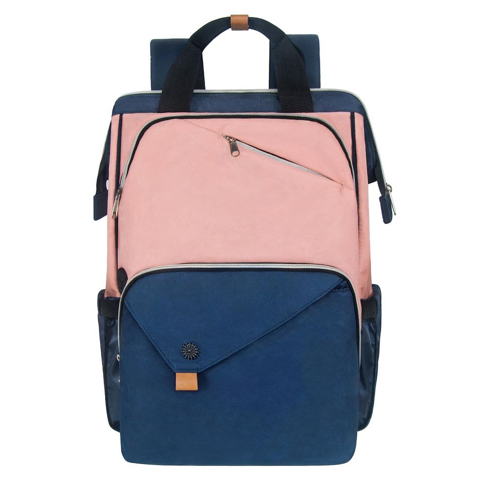 Mochila Hap Tim 7651-BP para laptop de 15,6” resistente à água rosa