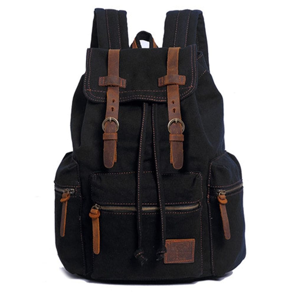 Mochila AUGUR High Capacity Canvas Vintage 18L para homens