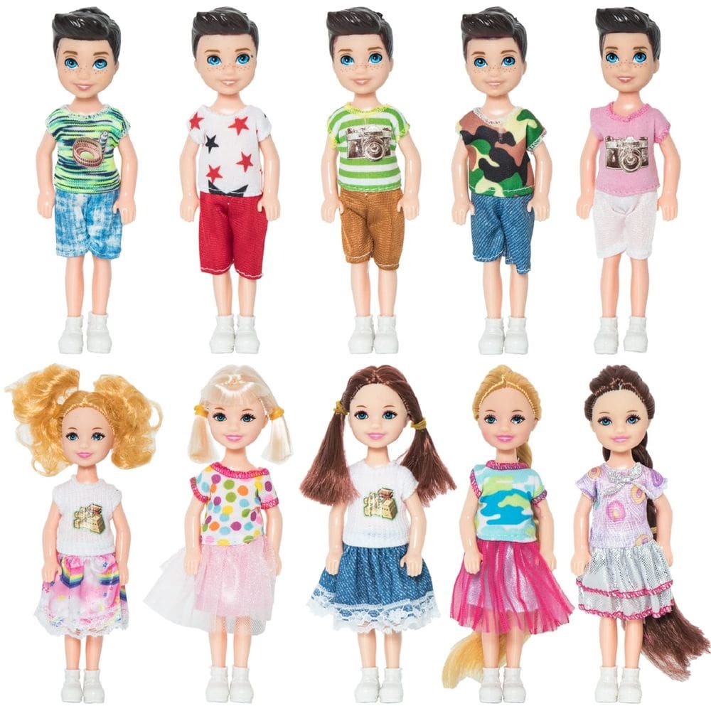 Mini Doll ONEST de 5 polegadas com roupas e acessórios para crianças