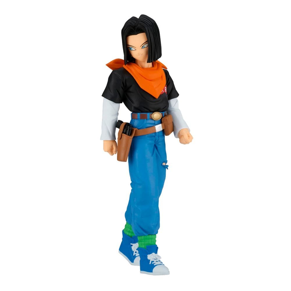 Figura Banpresto Dragon Ball Z Android 1.7 Solid Edge funciona