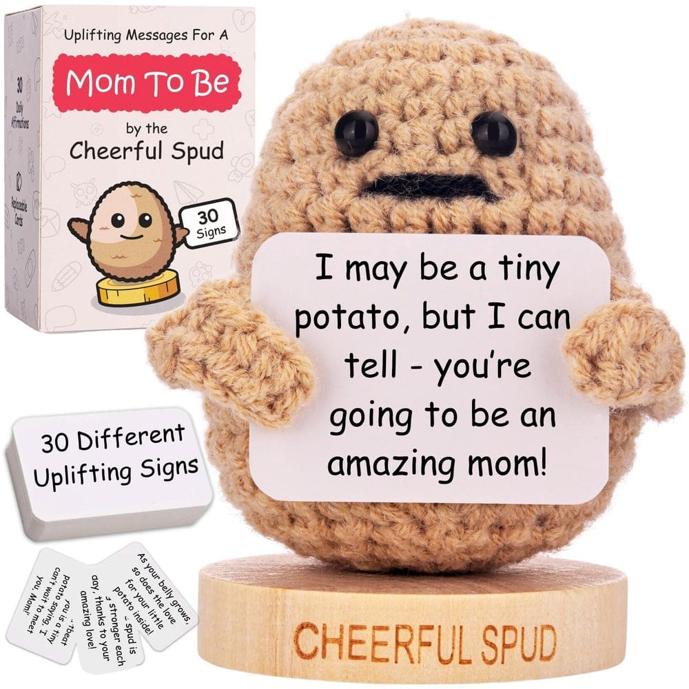 Presente Positive Potato Cheerful Spud Pregnant Mom Edition