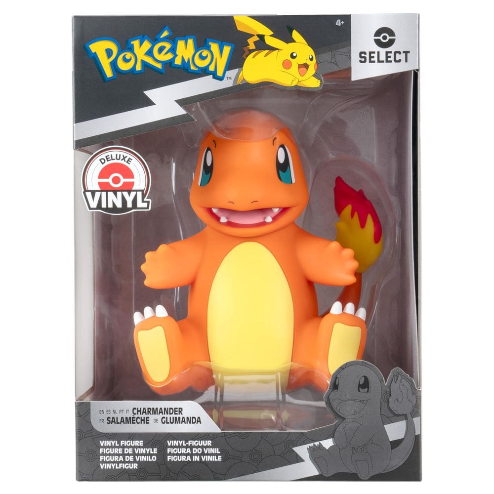 Figura Pokémon Charmander Deluxe Select em vinil de 20 cm