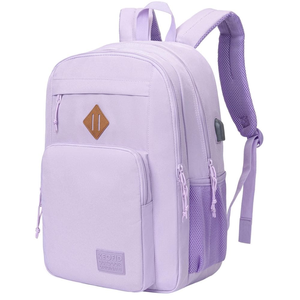 Mochila KEOFID Classic Carry-on Travel com porta USB de 15,6”