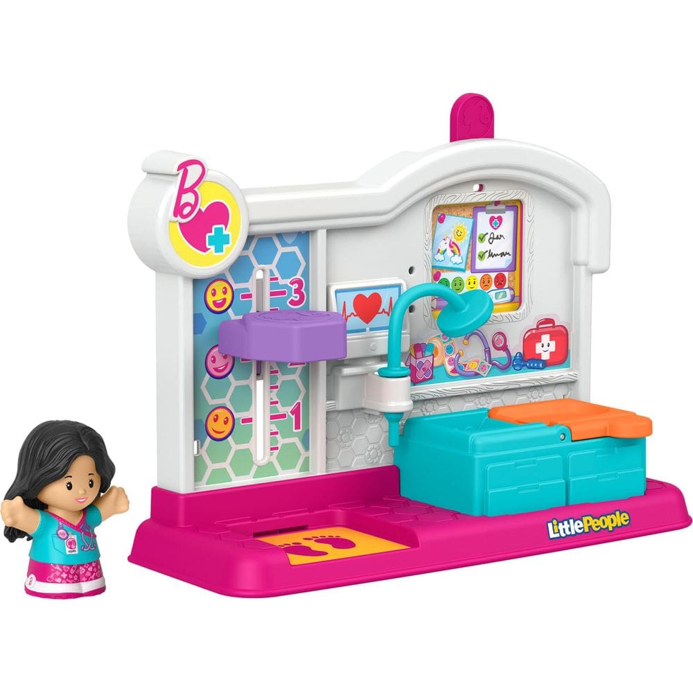 Conjunto de brinquedos Fisher-Price Little People Barbie Doctor 18+ Meses