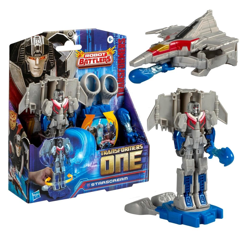 Boneco de ação Transformers Robot Battlers Starscream 11,5 cm
