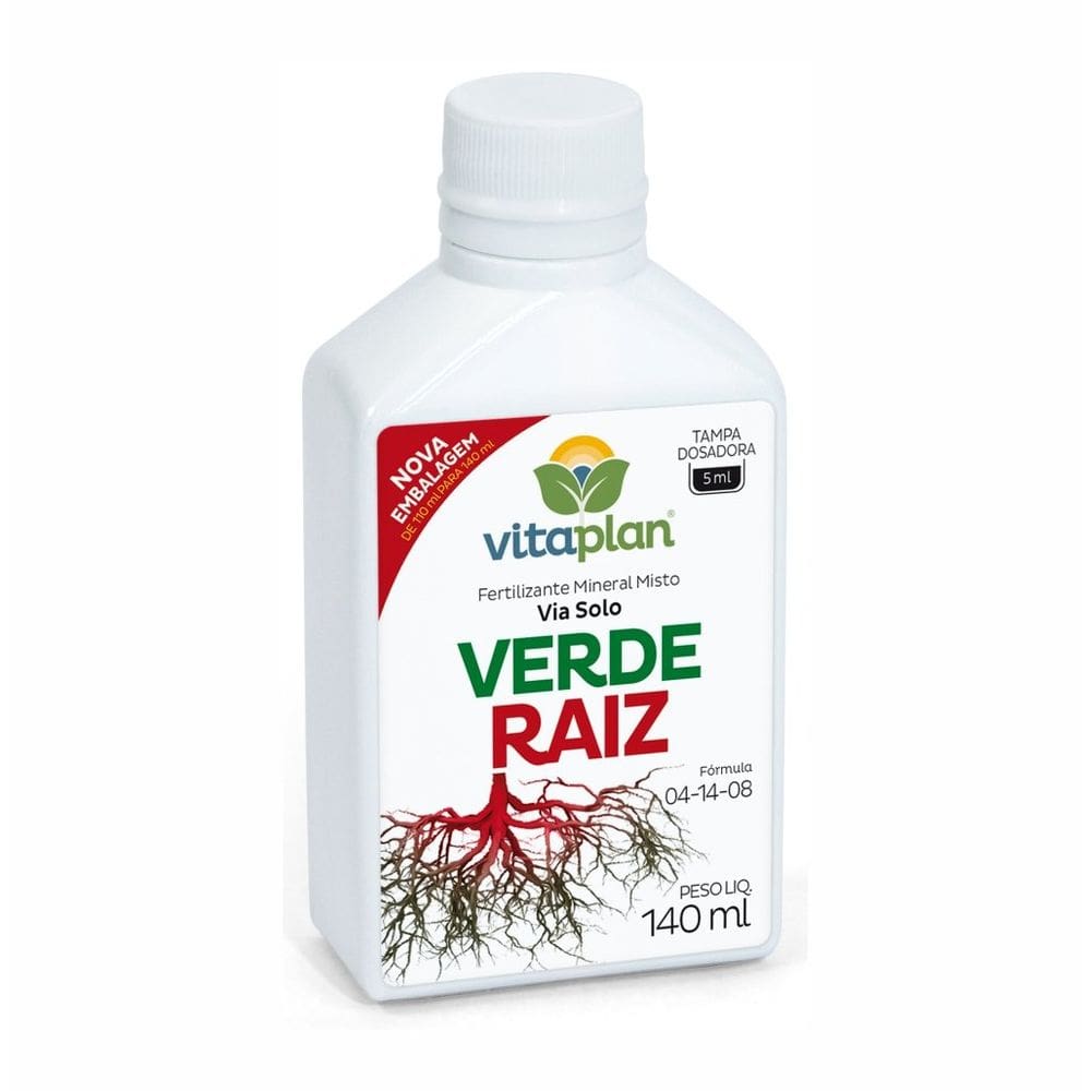 Adubo Mineral Misto Verde Raiz 140ml Vitaplan