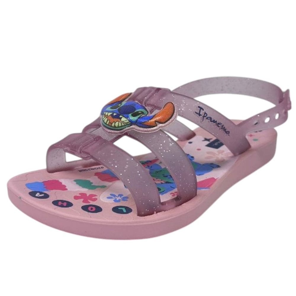 Sandalia Infantil Menina Glitter Stitch Ipanema Kids